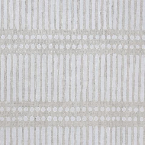 Walter G Textiles Dash Dot Chalk Linen Fabric - Premium Upholstery & Home Decor Material for Sofas, Curtains and DIY Projects