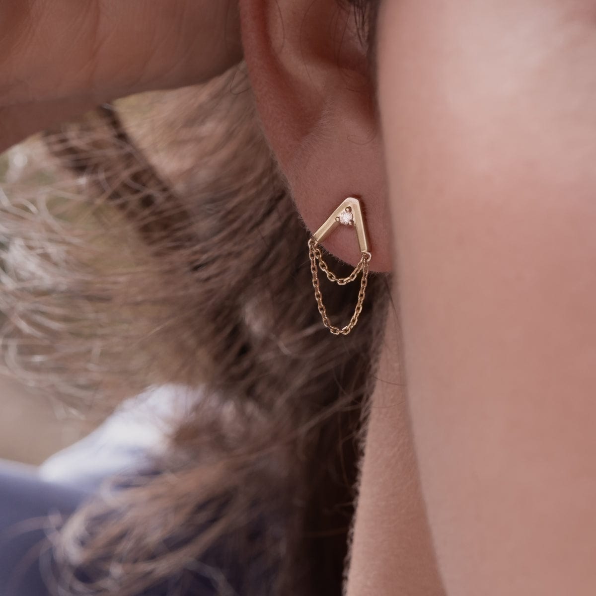 14K Gold Chain Earrings for Women - Dainty & Elegant Jewelry for Everyday Wear, Parties & Special Occasions