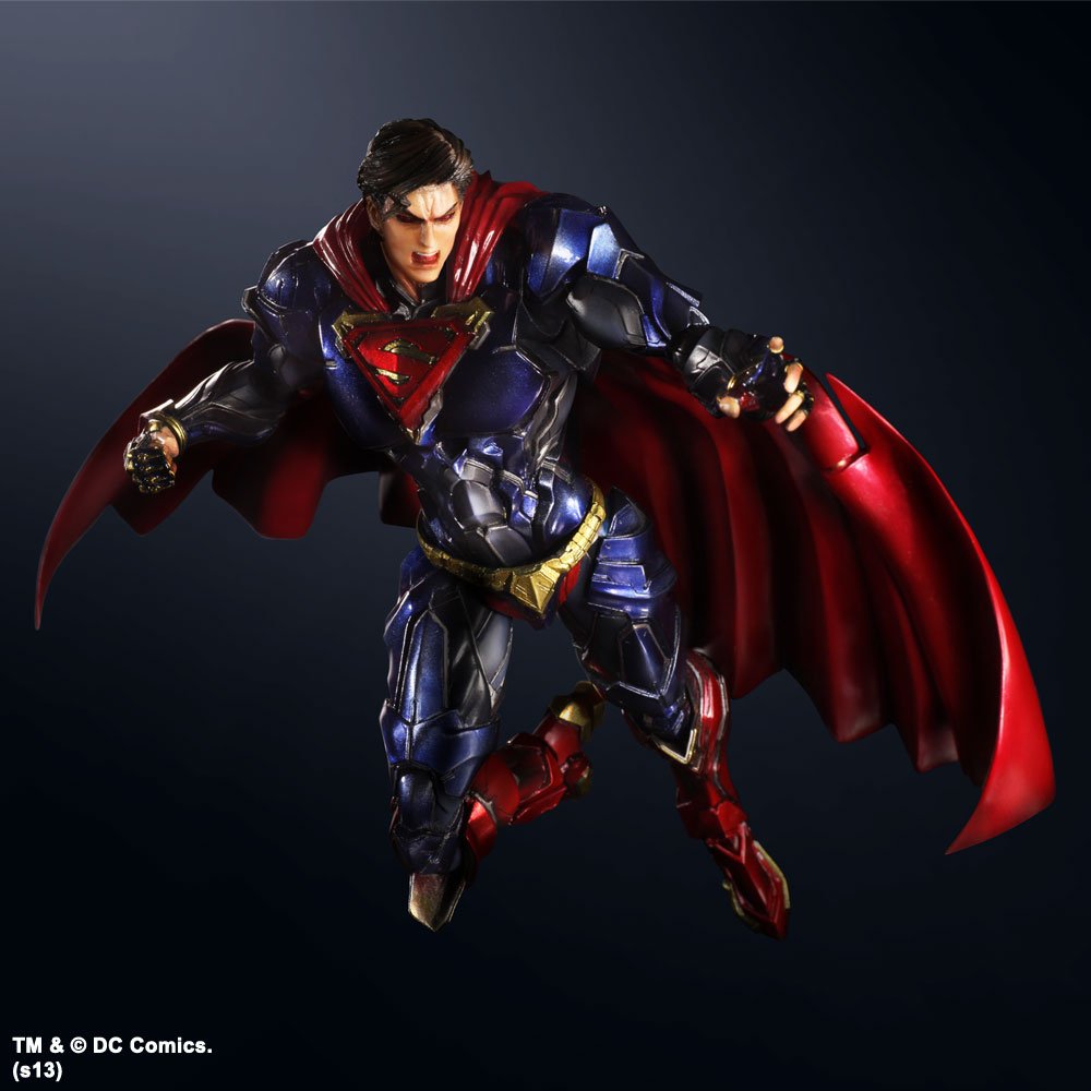 DC Comics Variant Play Arts Kai Superman Action Figure - Collectible Toy for Fans & Display, Perfect for Home Decor, Office Display & Gifting