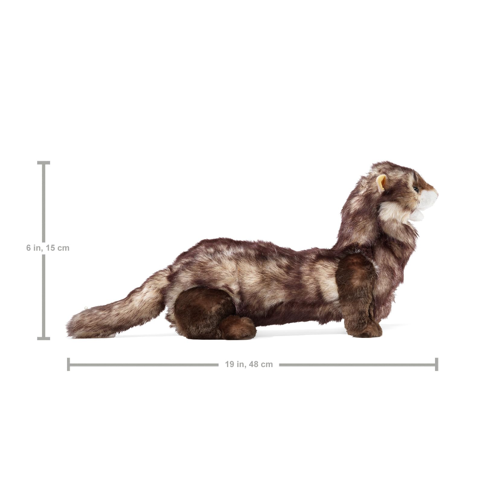 Folkmanis Ferret Hand Puppet - Realistic Stuffed Animal Toy for Kids & Adults - Perfect for Storytelling, Education, and Playtime Fun