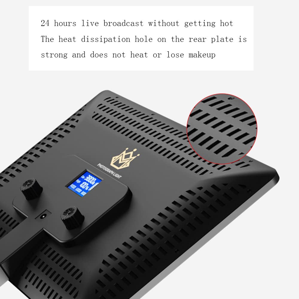 MINJUK Square Photography Light - Large LED Fill Light for Live Streaming, YouTube Videos, TikTok & Instagram Content Creation - Perfect for Home Studio, Vlogging, and Product Photography