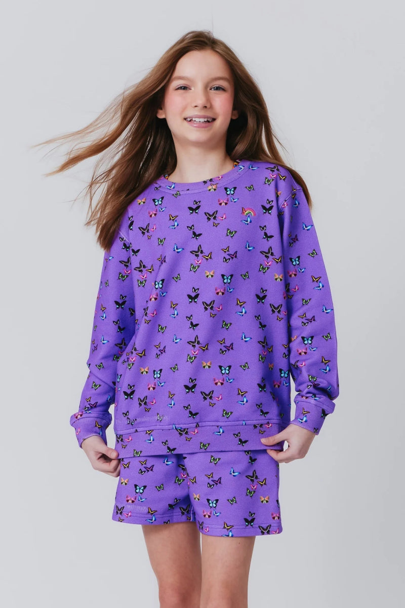Butterfly Sweatshirt for Women - Soft & Comfortable Pullover Hoodie - Perfect for Casual Wear, Gym, and Outdoor Activities