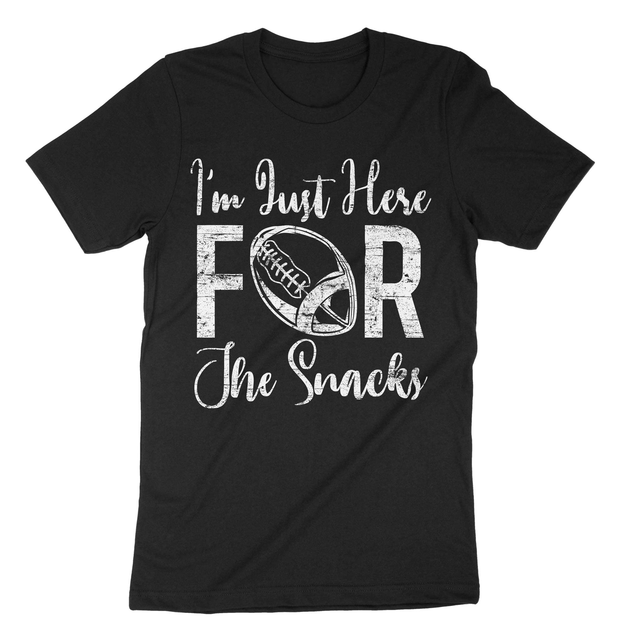 Funny Football Snack Lover T-Shirt - Perfect for Game Day, Tailgating & Super Bowl Parties - Comfortable & Stylish Fan Apparel