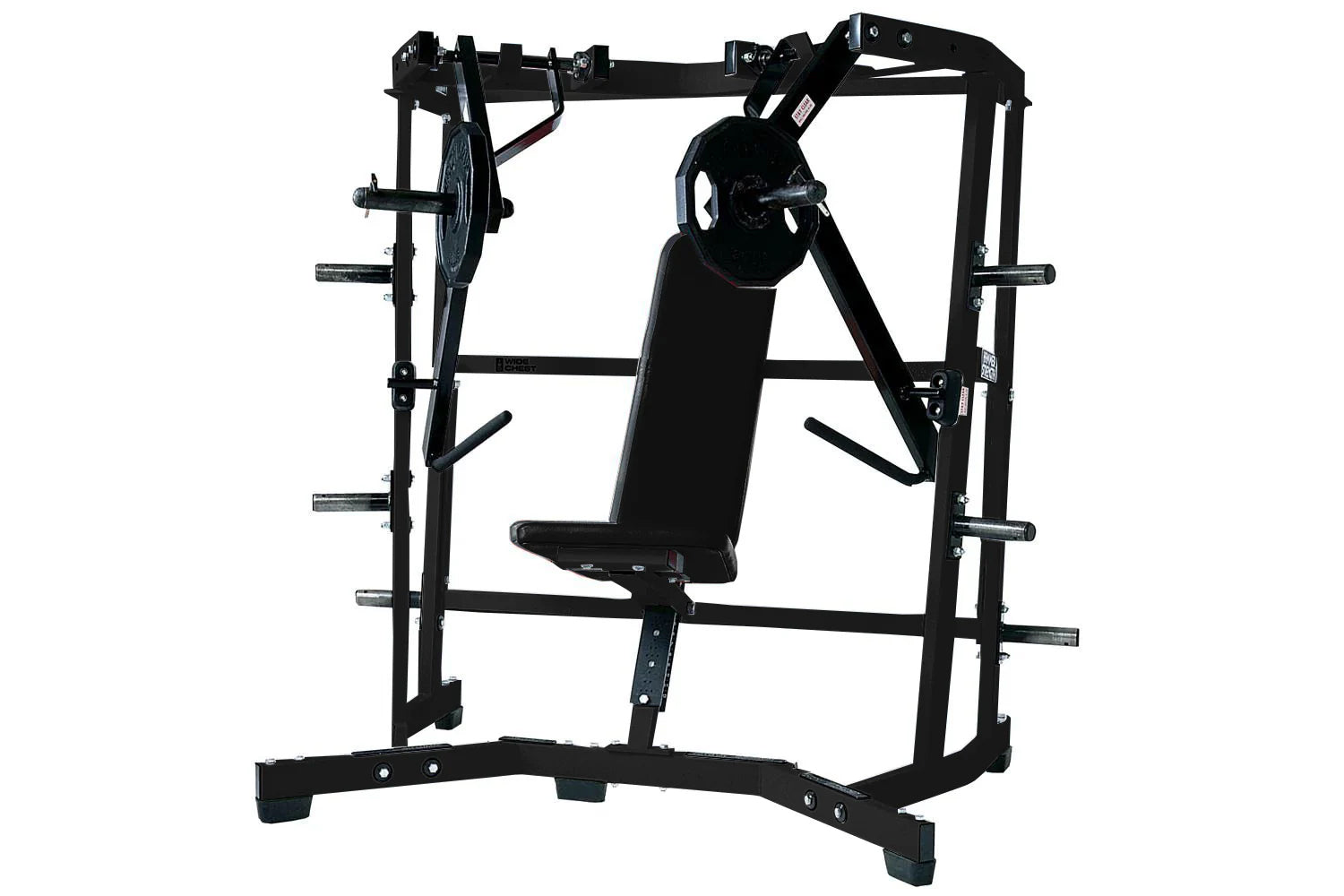 Hammer Strength Plate Loaded Iso-Lateral Wide Chest Press Machine - Gym Strength Training Equipment for Home & Commercial Use - Perfect for Chest Workouts, Bodybuilding & Fitness Training