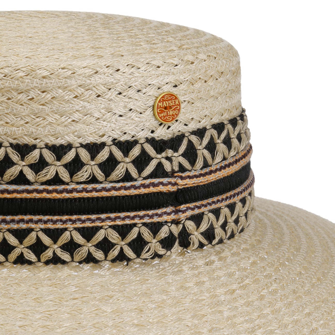 Mayser Noreen Hemp Hat for Women - Breathable Summer Sun Hat for Outdoor Activities, Beach, Gardening & Travel
