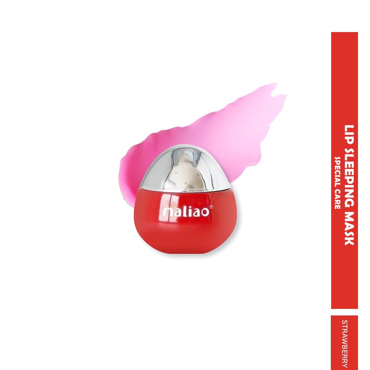Maliao Special Care Lip Sleeping Mask - Hydrating & Nourishing Overnight Lip Treatment for Dry & Chapped Lips | Strawberry Flavor 15g | Perfect for Nighttime Skincare Routine & Winter Lip Care