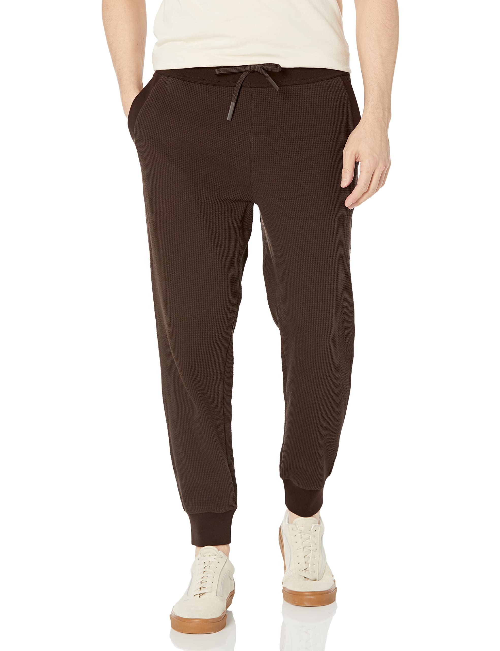 Theory Men's Balena Jogger Studio T Waffle - Comfortable Casual Pants for Lounge, Travel & Everyday Wear