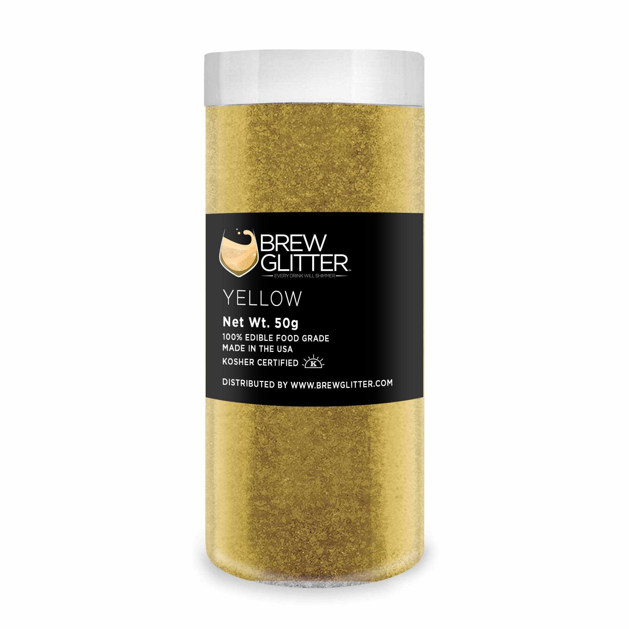 Christmas Collection Brew Glitter Combo Pack A (4 PC SET) - 50 Gram Jar - Perfect for Holiday Crafts, DIY Projects & Festive Decorations