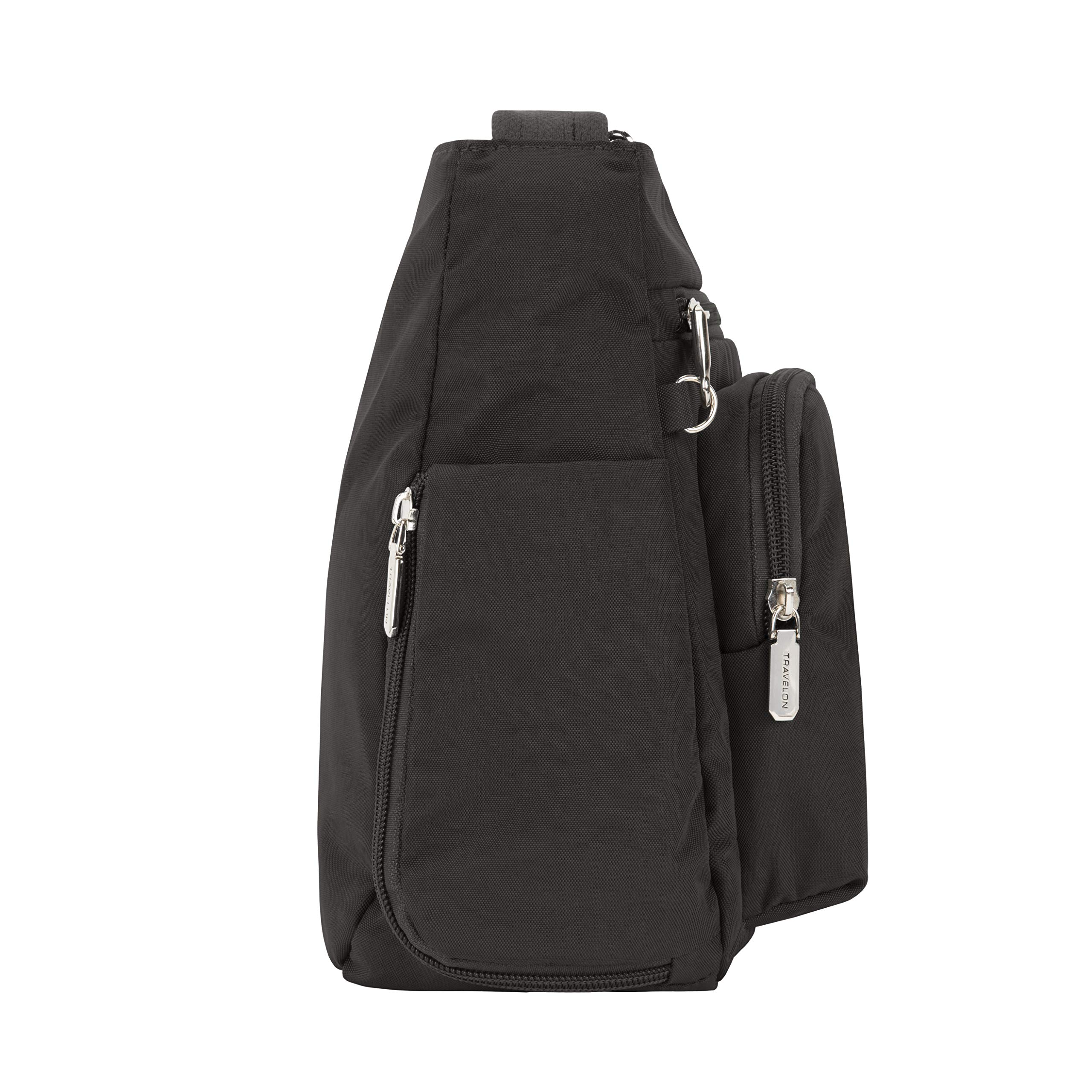 Travelon Anti-Theft Crossbody Bag with RFID Blocking & Patch Pockets - Secure Hands-Free Purse for Travel, Commuting & Daily Use