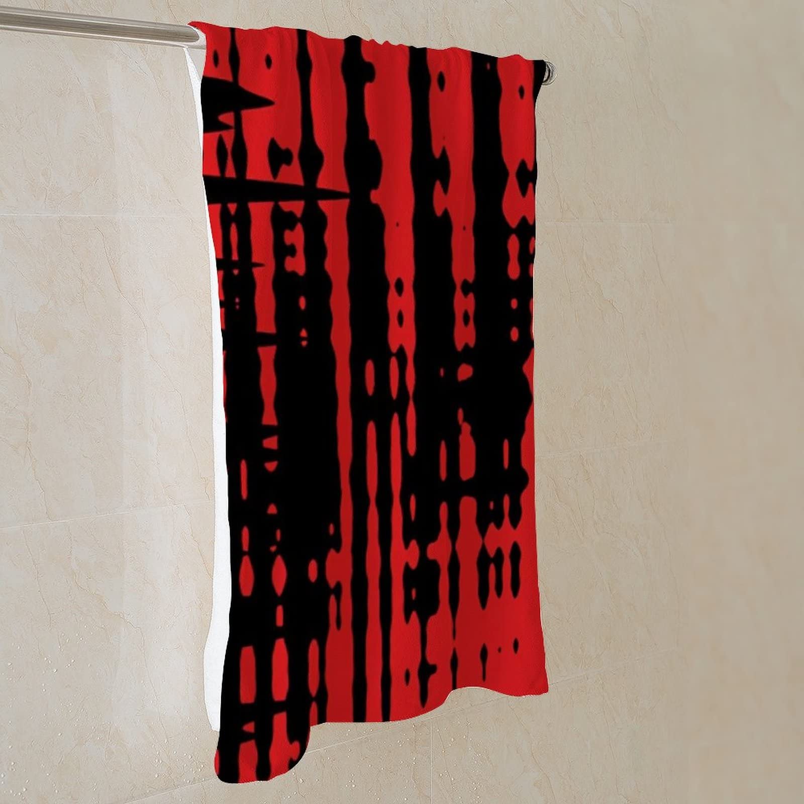 Albania Flag Beach Towel - Quick Dry Super Absorbent Soft Bath Towel 70x140cm for Swimming, Yoga, Travel, Sports & Fitness | Perfect for Beach Days, Poolside Lounging, Gym Workouts and Outdoor Adventures