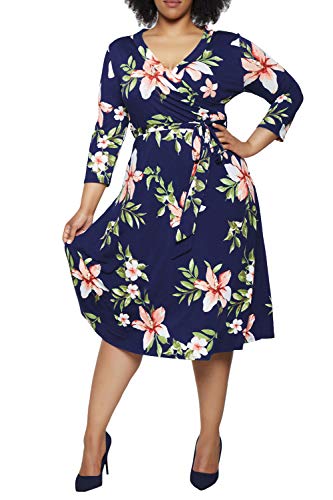 Navy Blue Floral
