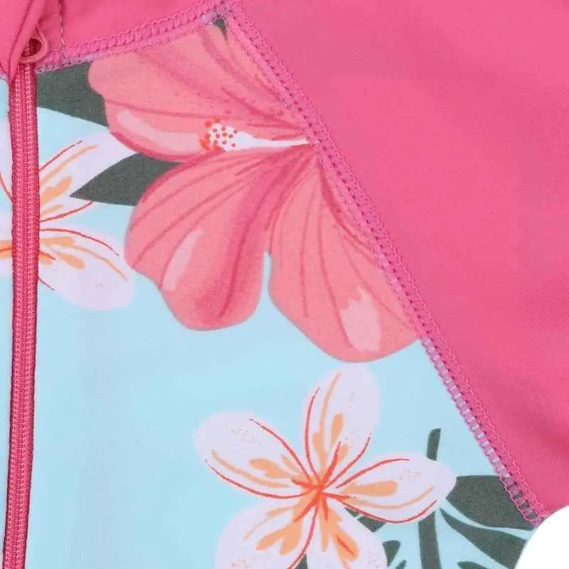 Long Sleeve Baby Swimwear UPF 50+ Sun Protection - Swimcore Kids Swimsuit for 0-6 Years Old - Perfect for Beach, Pool & Summer Water Activities
