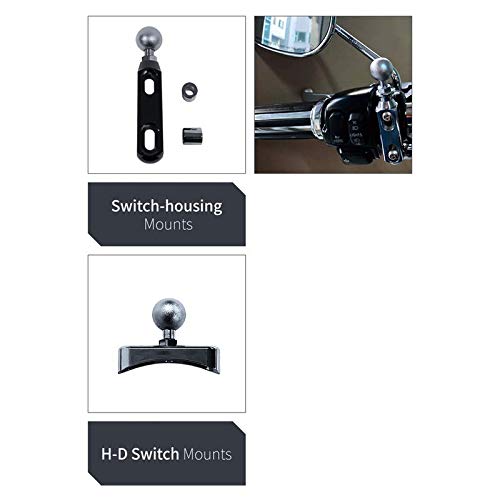 Premium Universal Bike Phone Mount for Motorcycle - High-Quality Aluminum Alloy Handlebar Phone Holder (1.25inch/32mm, Chrome) - Perfect for Cycling, Commuting & Outdoor Adventures