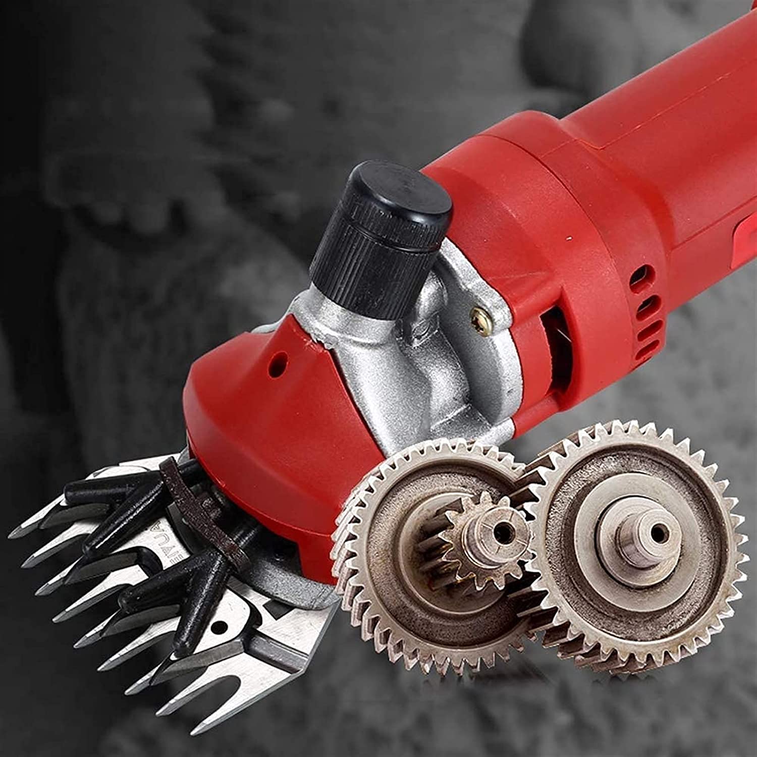 350W Electric Sheep Shears for Horses, Pets & Livestock - Professional Animal Hair Clippers with 13-Tooth Straight Blade - Portable Wool Shearing Machine for Farm, Ranch & Grooming Use