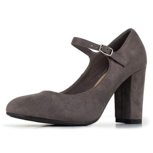 Grey Vegan Suede