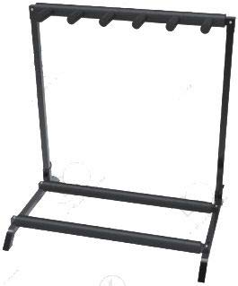 5 Guitar Stand Holder - Heavy Duty & Adjustable for Acoustic, Electric, Bass Guitars | Perfect for Home, Studio & Stage Use