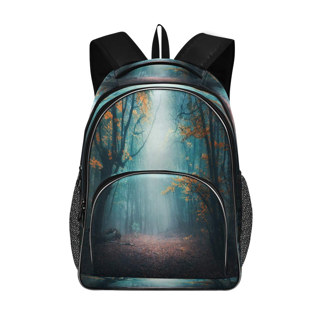 **Blueangle Mysterious Forest Backpack for Boys & Girls Teens - Lightweight 15.6 Inch Laptop School Backpack, Durable Bookbag for Daily Use, Travel & Outdoor Adventures**