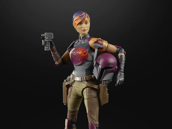 Star Wars The Black Series Sabine Wren Action Figure - 6-Inch Collectible Toy from Rebels Series | Perfect for Display, Cosplay & Star Wars Fans