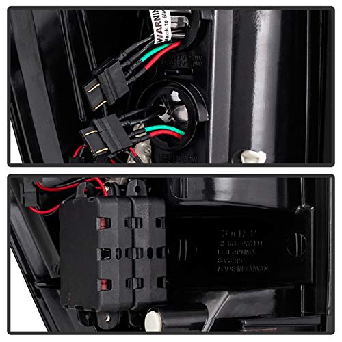 Spyder Auto 5001061 LED Tail Lights Black/Clear - High-Performance Brake Lights for Trucks & SUVs