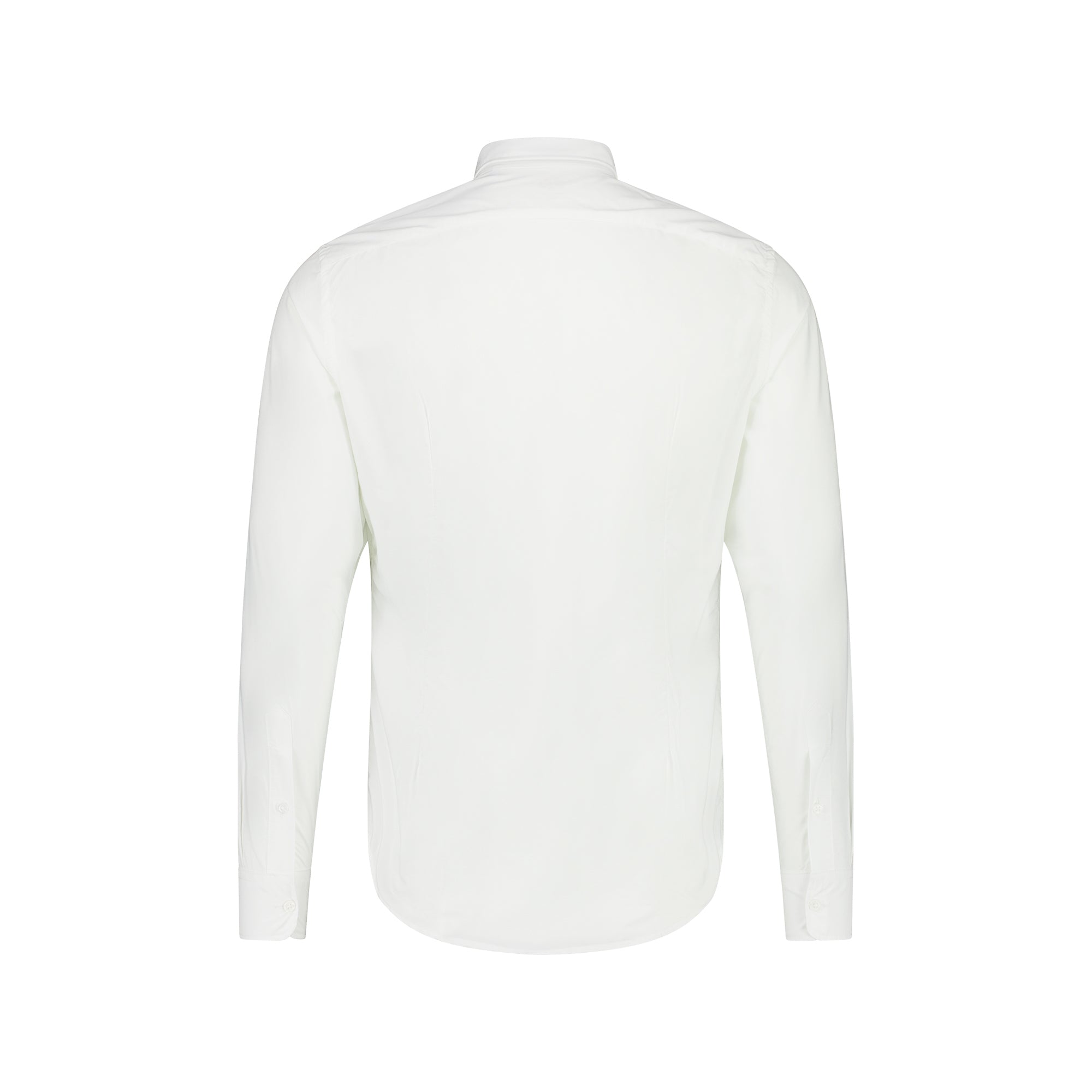 FRADI Men's Cotton Polyamide Blend Casual Shirt - White | Comfortable & Breathable for Work, Travel & Everyday Wear