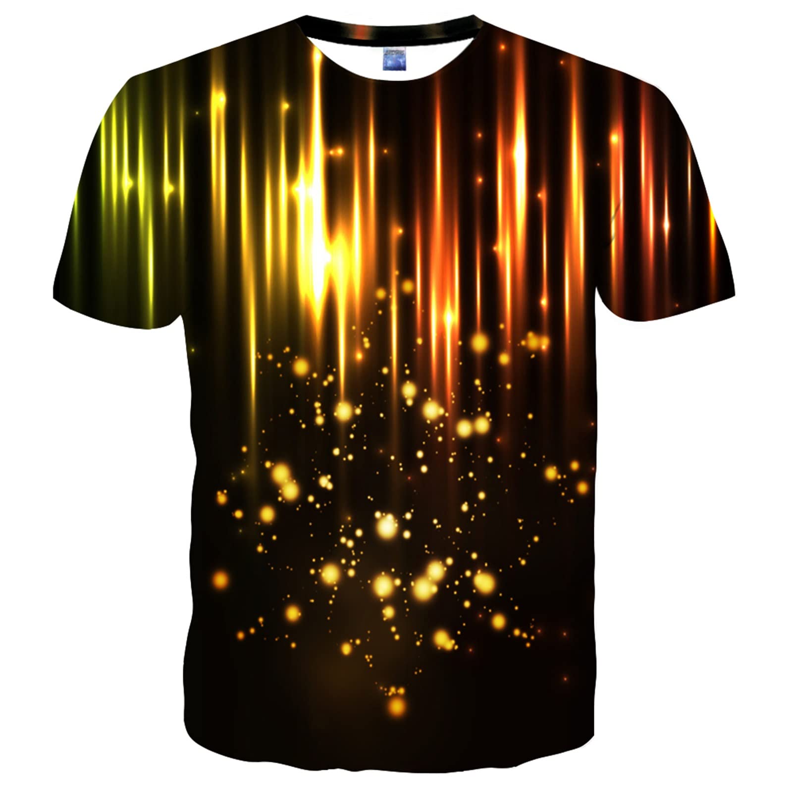 Yasswete Unisex 3D Printed Short Sleeve T-Shirts for Men & Women - Trendy Graphic Tees for Casual Wear, Street Style & Everyday Outfits