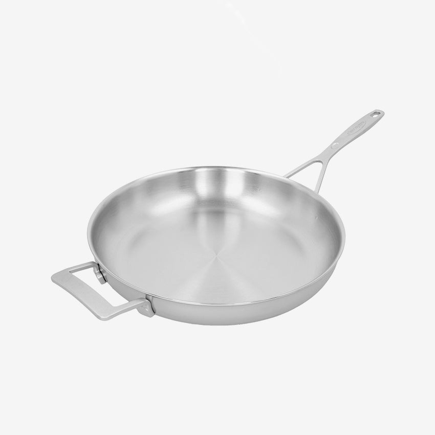 Demeyere Industry 5 Stainless Steel Fry Pan - Professional Grade Cookware for Home Chefs - Perfect for Searing, Sauteing & Frying