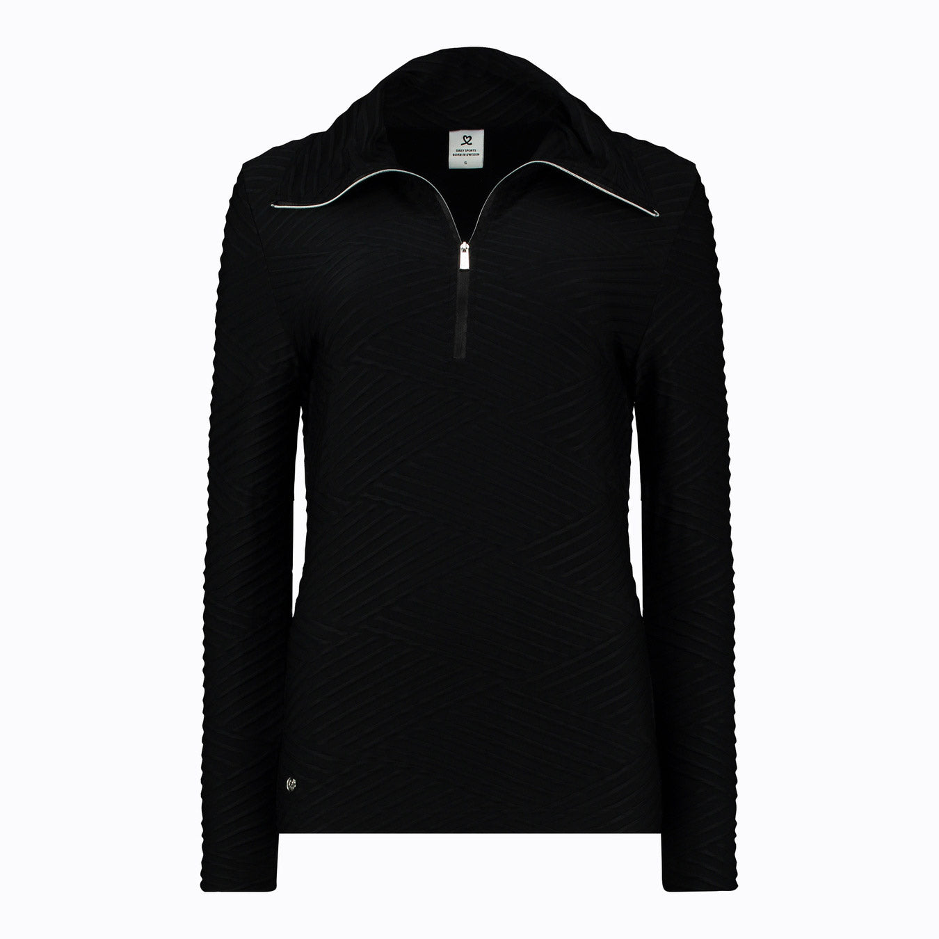 Women's Daily Sports Florence Roll Neck Long Sleeve 1/4 Zip Golf Shirt - Perfect for Golfing, Running & Outdoor Activities
