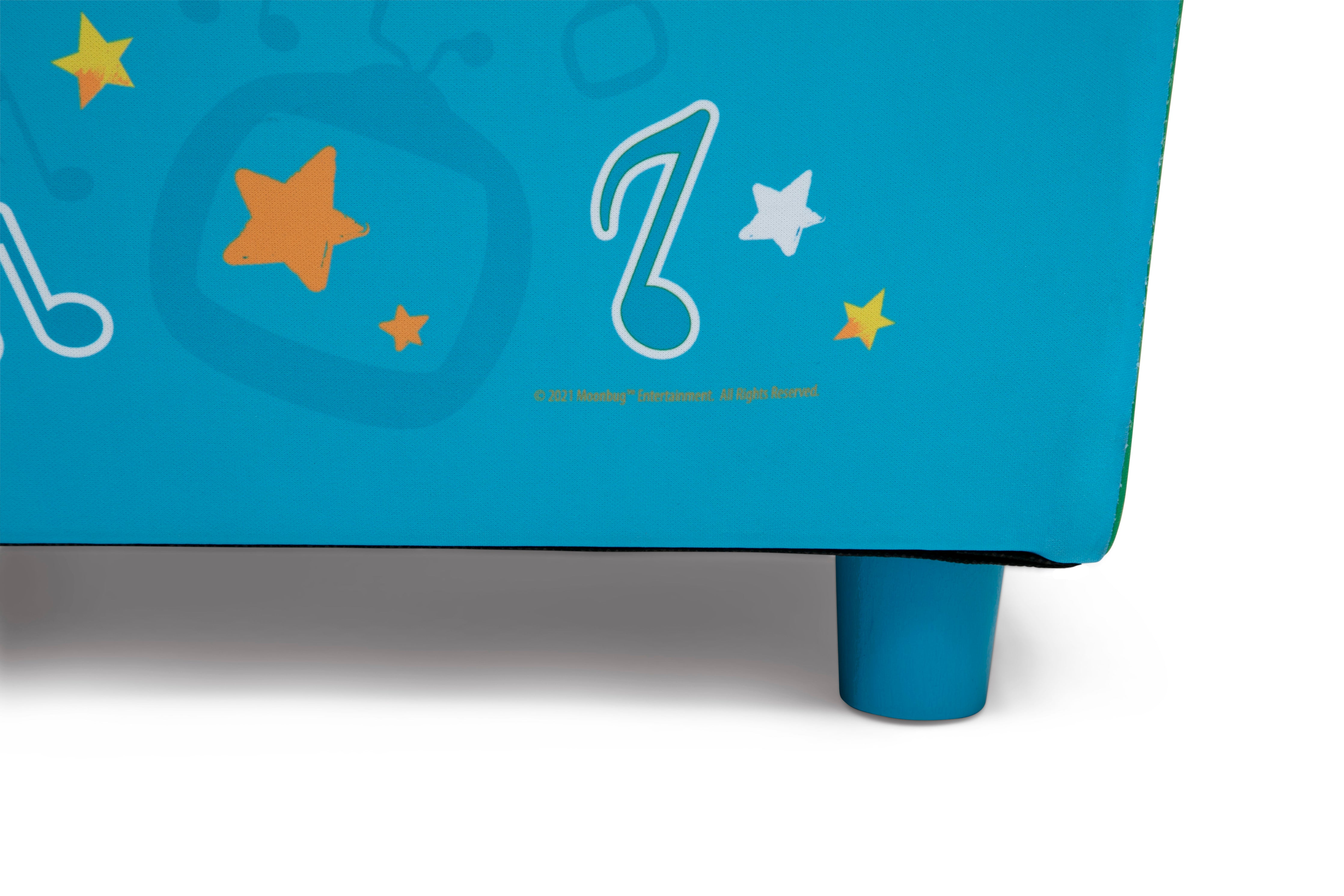 CoComelon Kids Upholstered Chair - Soft & Comfortable Toddler Chair for Bedroom, Playroom & Nursery - Perfect for Reading, Relaxing & Playtime