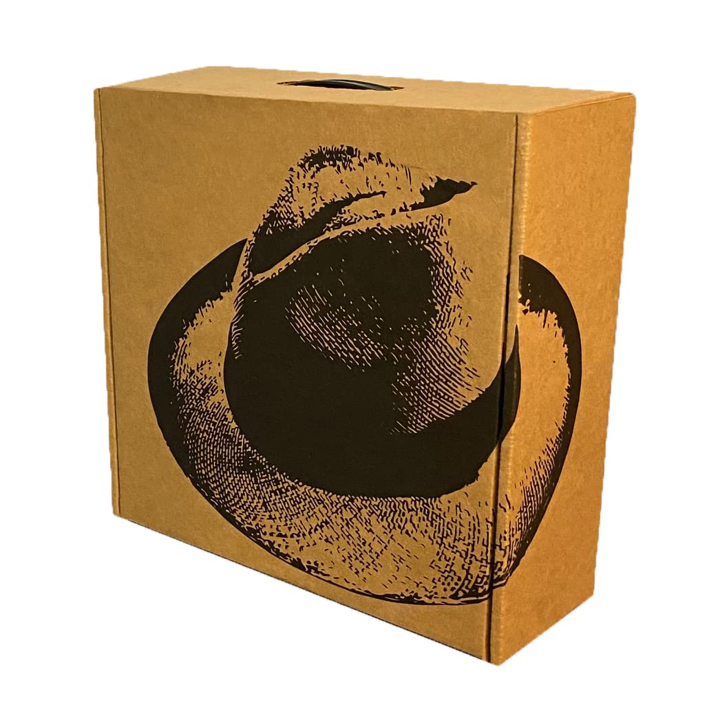 Ecua-Andino Premium Hat Box for Travel & Storage - Lightweight Protective Hat Case - Perfect Gift Box for Men & Women - Ideal for Vacation, Hiking, and Outdoor Adventures