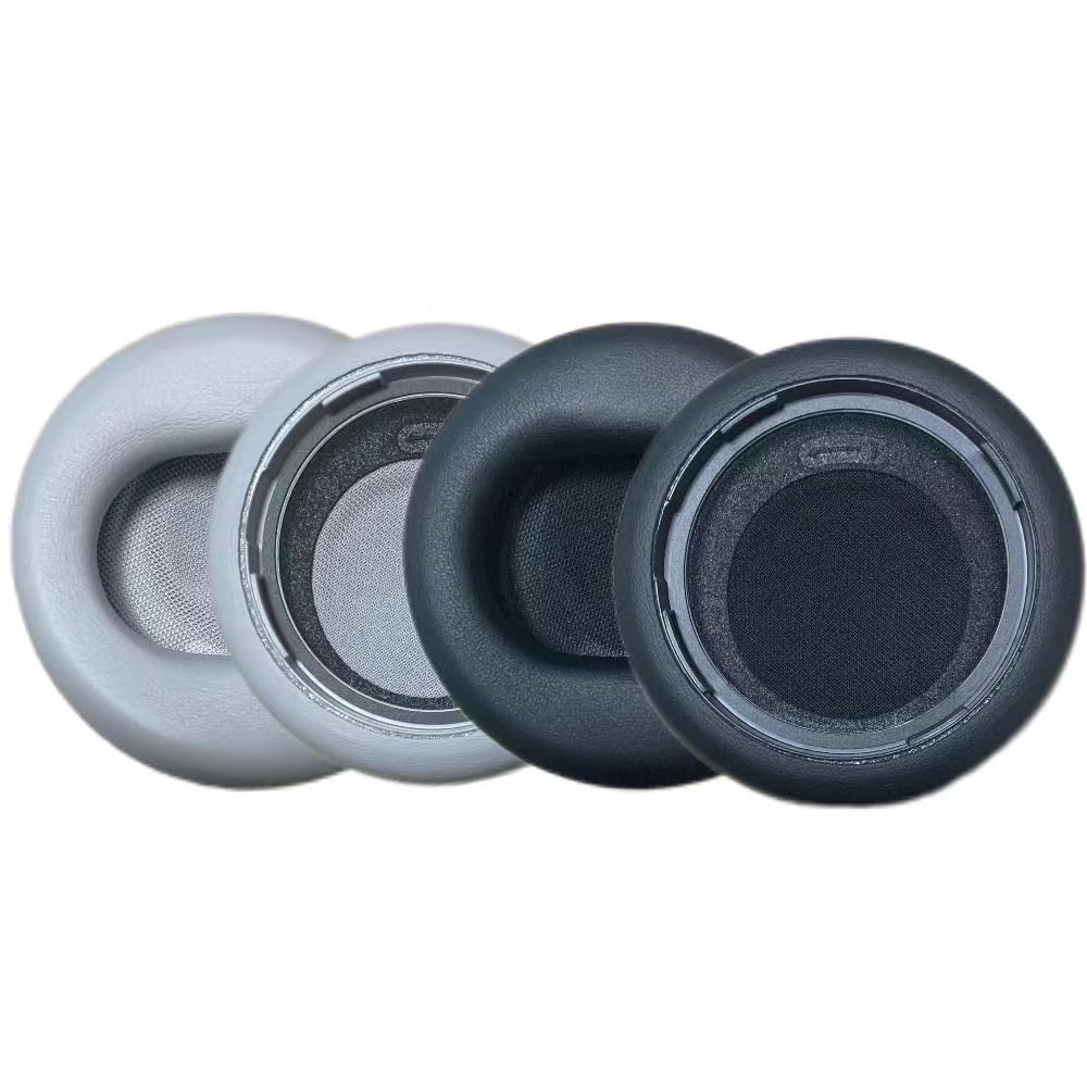 Replacement Earpads for Microsoft Surface Headphones 1 & 2 - Protein Leather Ear Cushions, Noise Cancelling Headset Accessories (Grey) - Perfect for Office, Travel & Gaming Comfort