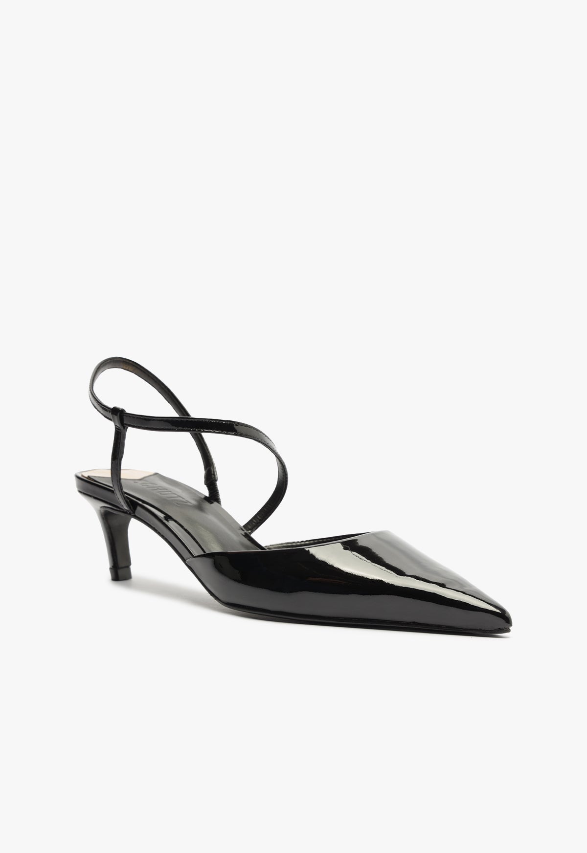 Annie Mid Patent Leather Pump - Low Heel 2.5