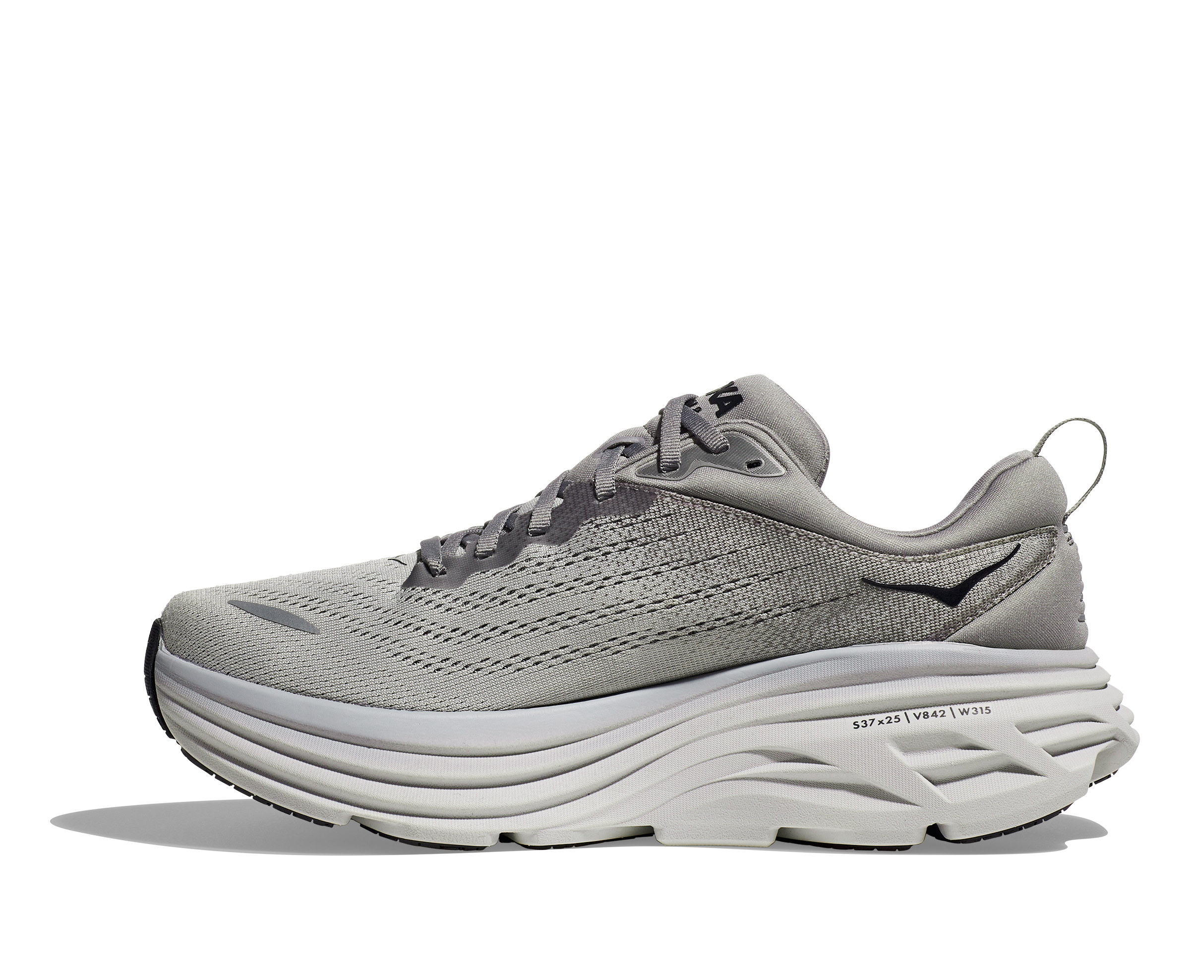 HOKA Bondi 8 Running Shoes for Men - Cushioned Road Running Sneakers with Maximum Comfort for Marathon, Jogging & Daily Wear