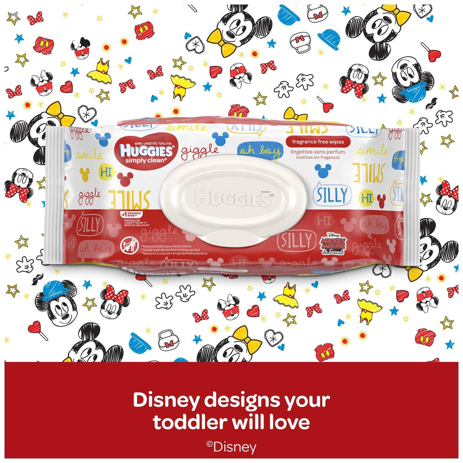 Huggies Simply Clean Fragrance-Free Baby Wipes, 24 Count - Gentle for Newborns & Sensitive Skin - Perfect for Diaper Changes, On-the-Go & Travel