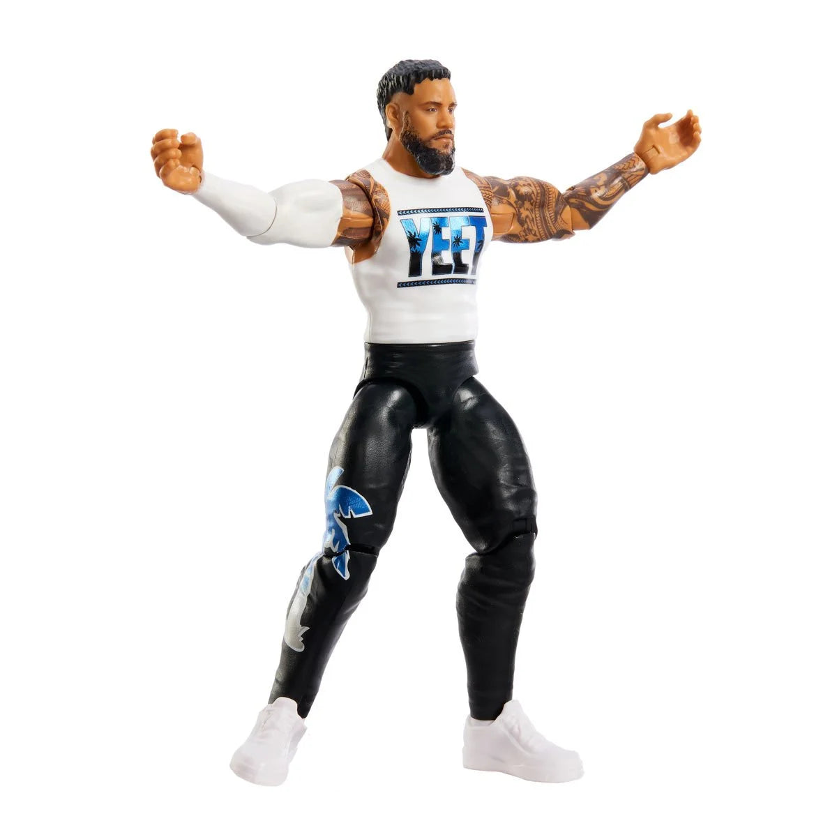 Jey Uso WWE Main Event Series 153 Action Figure - Collectible Wrestling Toy for Kids & Adults - Perfect for Play, Display & WWE Fan Collections