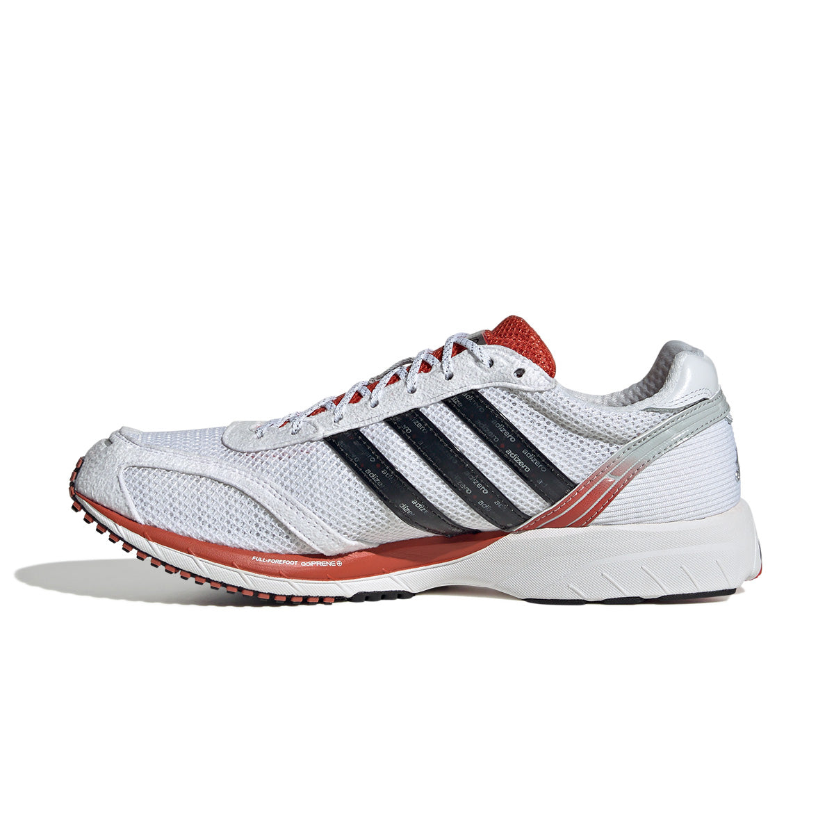Adizero Adios OG Running Shoes - White & Red Colorway - Lightweight & Breathable for Marathon Training & Road Racing