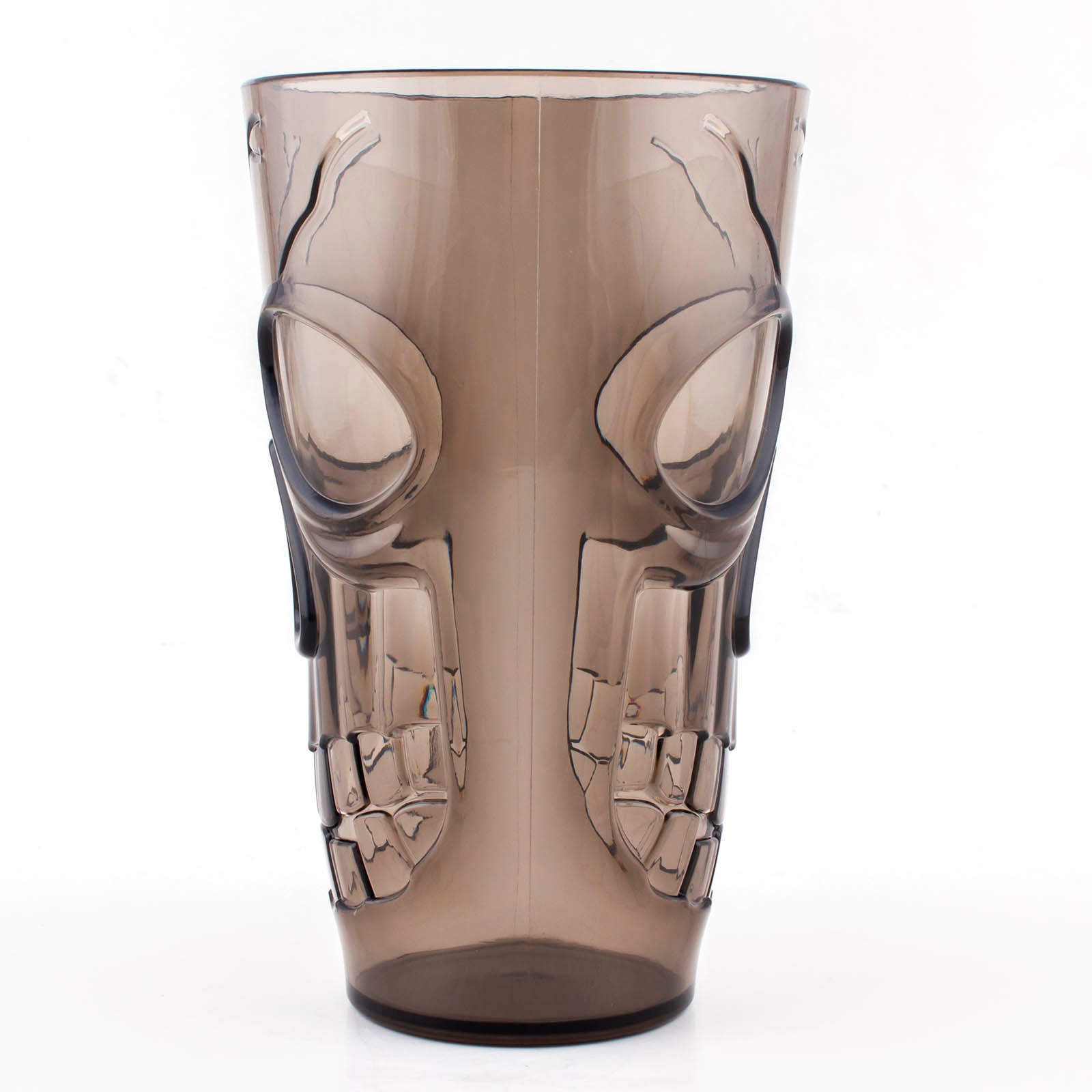 BarConic® 20oz Plastic Skull Cup with Smoke Effect - Perfect for Halloween Parties, Themed Events & Horror Movie Nights