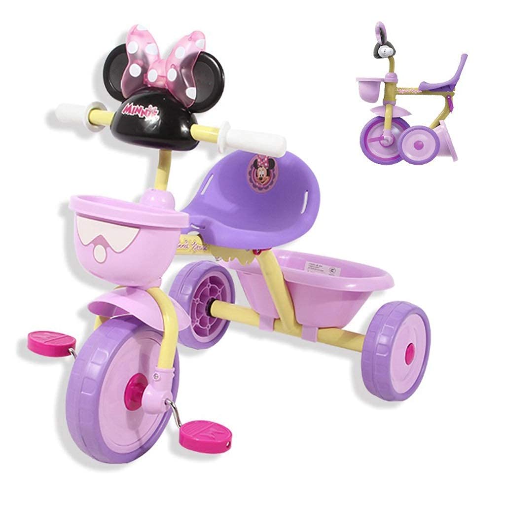 NUBAO Foldable Stroller Wagon Tricycle for Kids - 3-in-1 Baby Bike, Push Cart & Toy Trike - Compact Folding Design (610X720X470mm) - Perfect Purple Gift for 1+ Year Old Girls - Ideal for Park Outings, Beach Trips & Neighborhood Walks