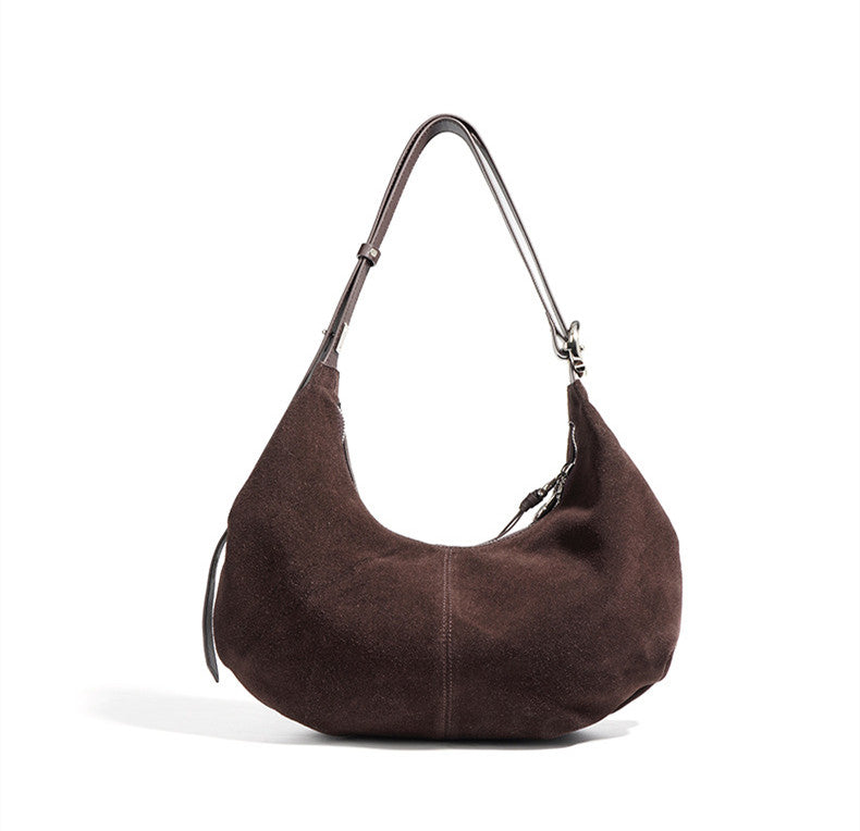 Stylish Half Moon Shoulder Bag for Women - Trendy Crossbody Purse with Adjustable Strap, Perfect for Daily Use, Work, Travel and Date Night