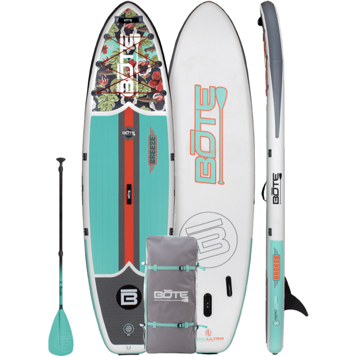 Breeze Aero Classic 10'8 Inflatable Stand Up Paddle Board - Lightweight & Stable SUP for Yoga, Surfing & Family Fun on Lakes, Rivers & Oceans