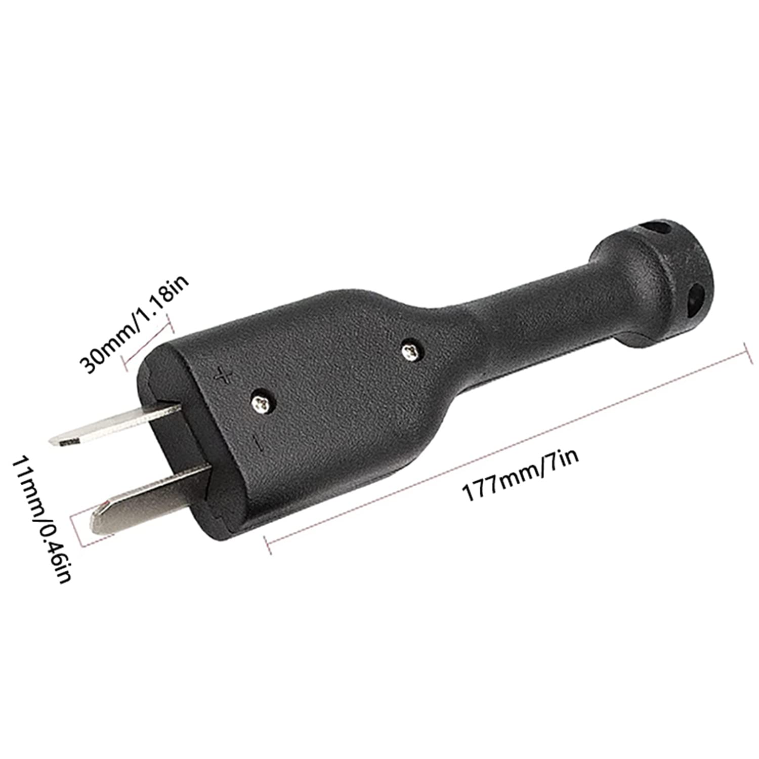 Premium 2-Pin Crowfoot Plug Golf Cart Battery Charger - Compatible with Club Car & Yamaha Golf Carts - Perfect for Home, Golf Course & RV Battery Charging