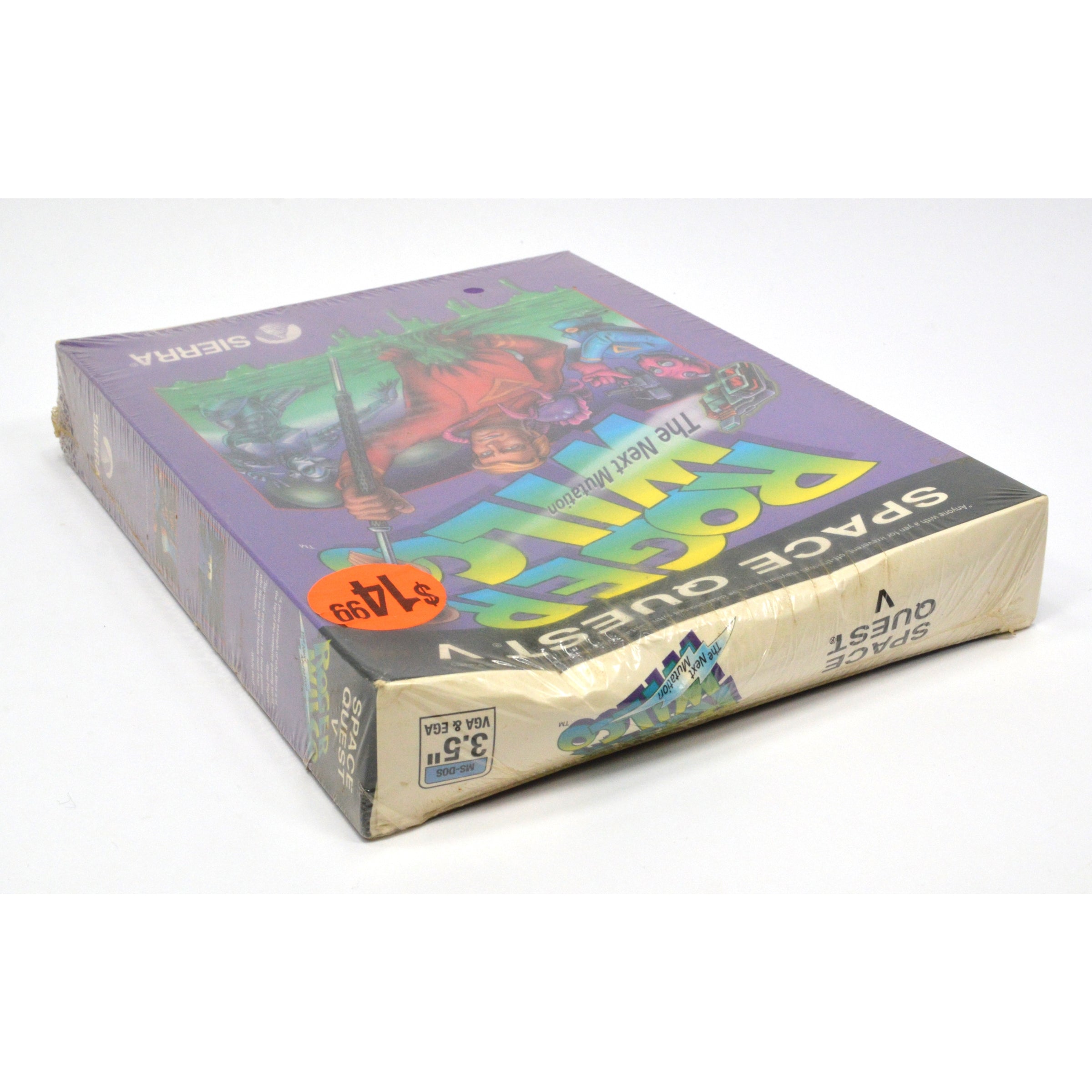 Brand New ROGER WILCO THE NEXT MUTATION Sealed Computer Game Space Quest V - Adventure Game for PC Windows, Perfect for Retro Gaming Enthusiasts & Collectors