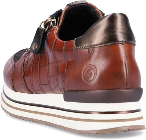 Remonte D1300 Women's Chestnut Boots - Stylish & Comfortable for Outdoor Walking, Hiking & Casual Wear