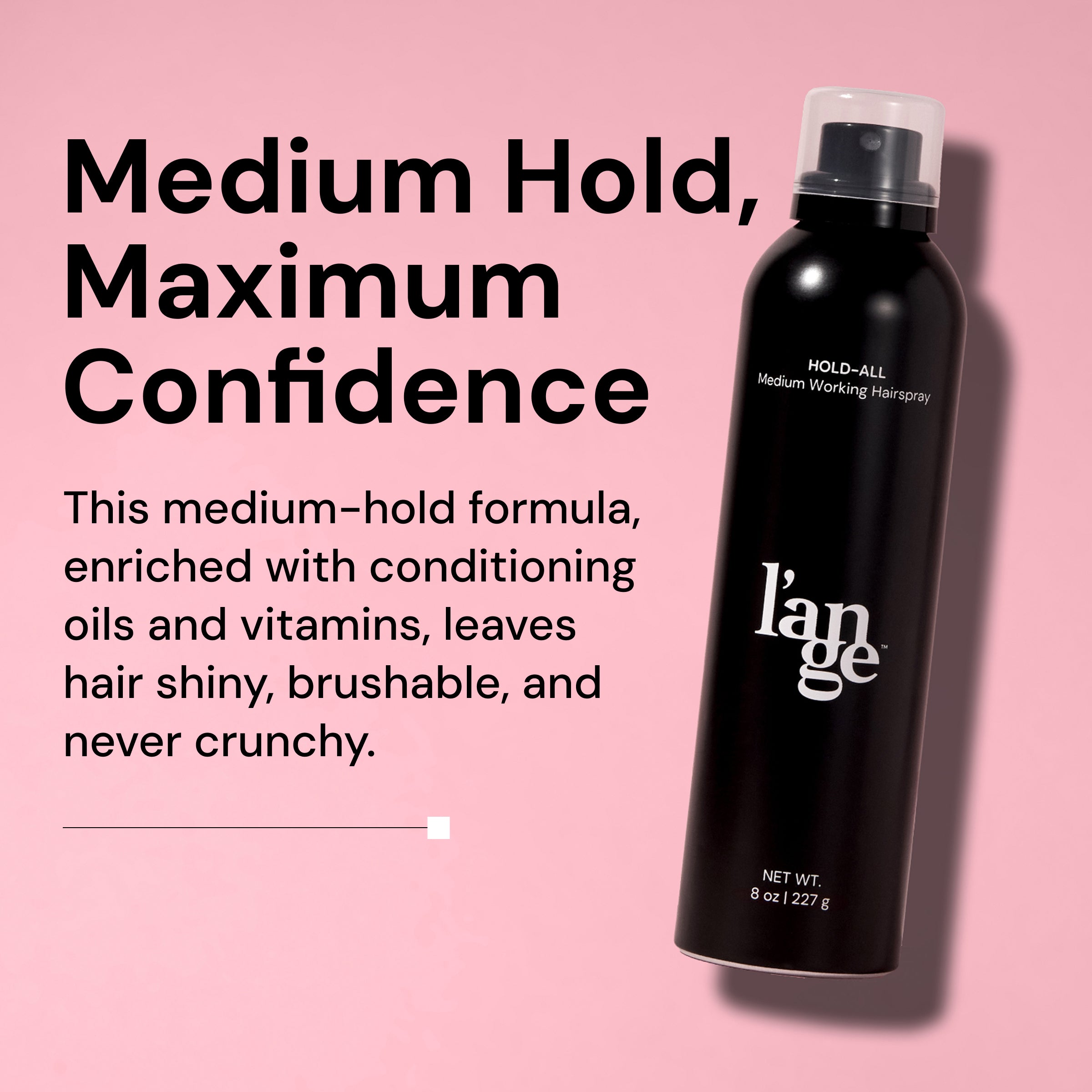 Medium Hold Hairspray for All-Day Work & Styling - Strong, Flexible Hair Spray for Women & Men - Perfect for Office, Weddings & Everyday Use