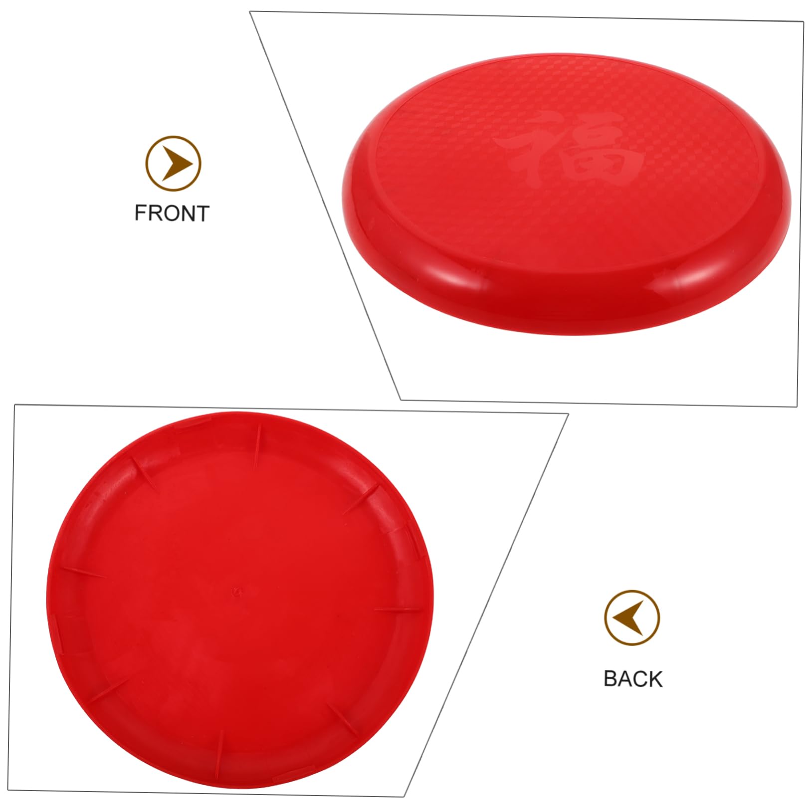 CIYODO Round Plastic Chair Seat Cover - Durable Replacement Stool Pad for Home, Office & Outdoor - Easy to Install & Clean - Perfect for Dining Chairs, Bar Stools & Patio Furniture