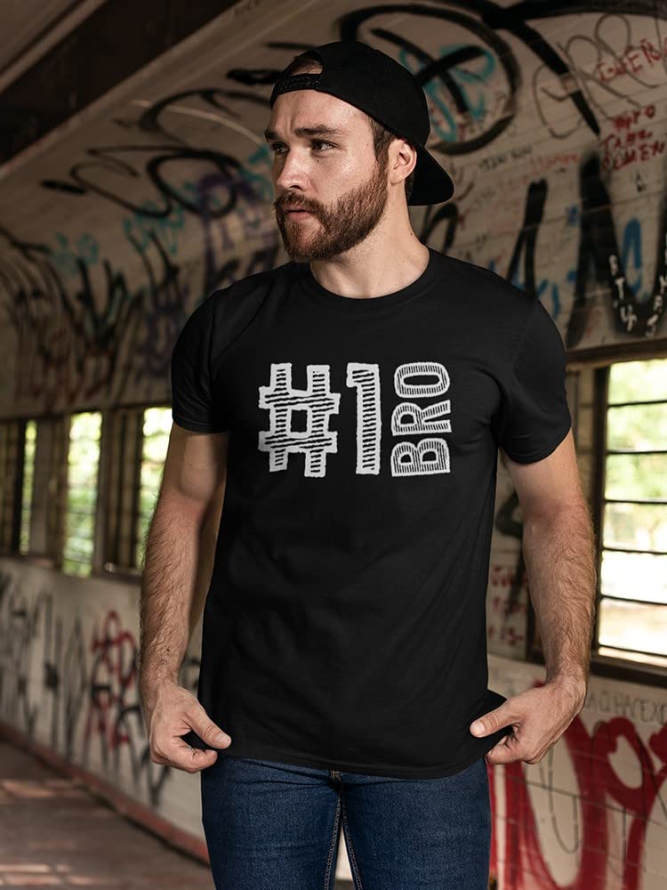Fraternity #1 Bro Chalk Graphic Men's T-Shirt | Funny College Greek Life Cotton Tee | Perfect for Parties, Rush Week & Campus Events
