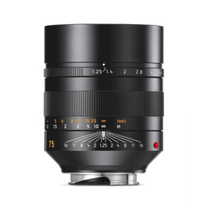 Leica NOCTILUX-M 75mm f/1.25 ASPH Lens for M-Mount Cameras - Perfect for Low Light Photography, Portraits & Professional Videography
