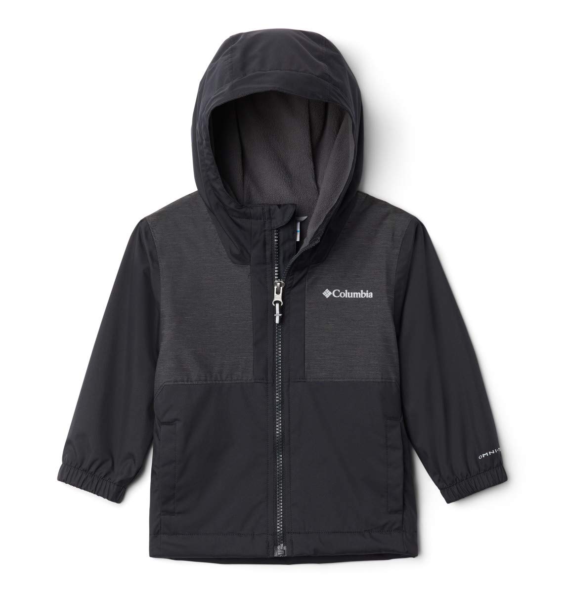 Columbia Boys' Rainy Trails Fleece Lined Waterproof Jacket - Warm & Windproof Outdoor Coat for Hiking, Camping & School (Ages 8-12)