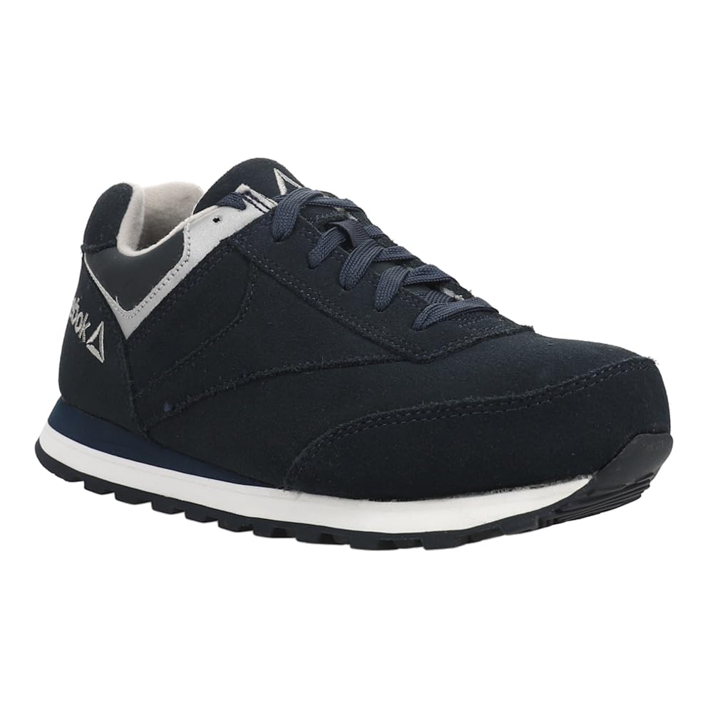 Reebok RB1975 Men's Steel Toe Safety Work Shoes - Blue | Slip & Oil Resistant, Comfortable for Construction, Warehouse & Industrial Work