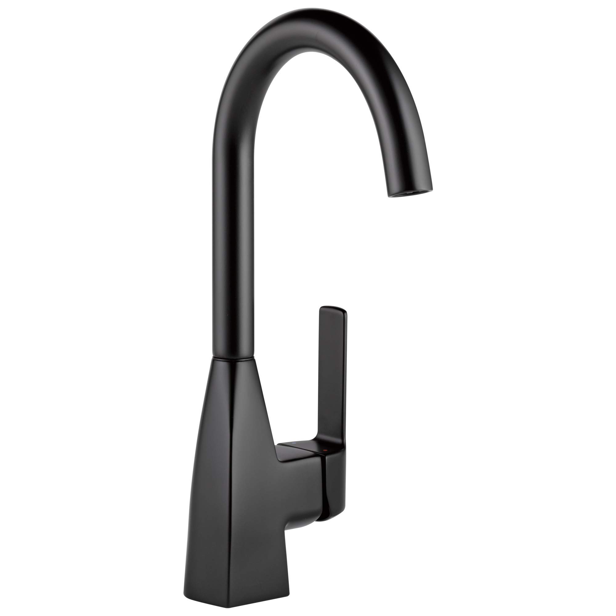 Peerless Xander Single-Handle Bar-Prep Kitchen Sink Faucet in Matte Black - P1819LF-BL | Perfect for Bar, Prep Sinks & Small Kitchens | Modern & Durable Design