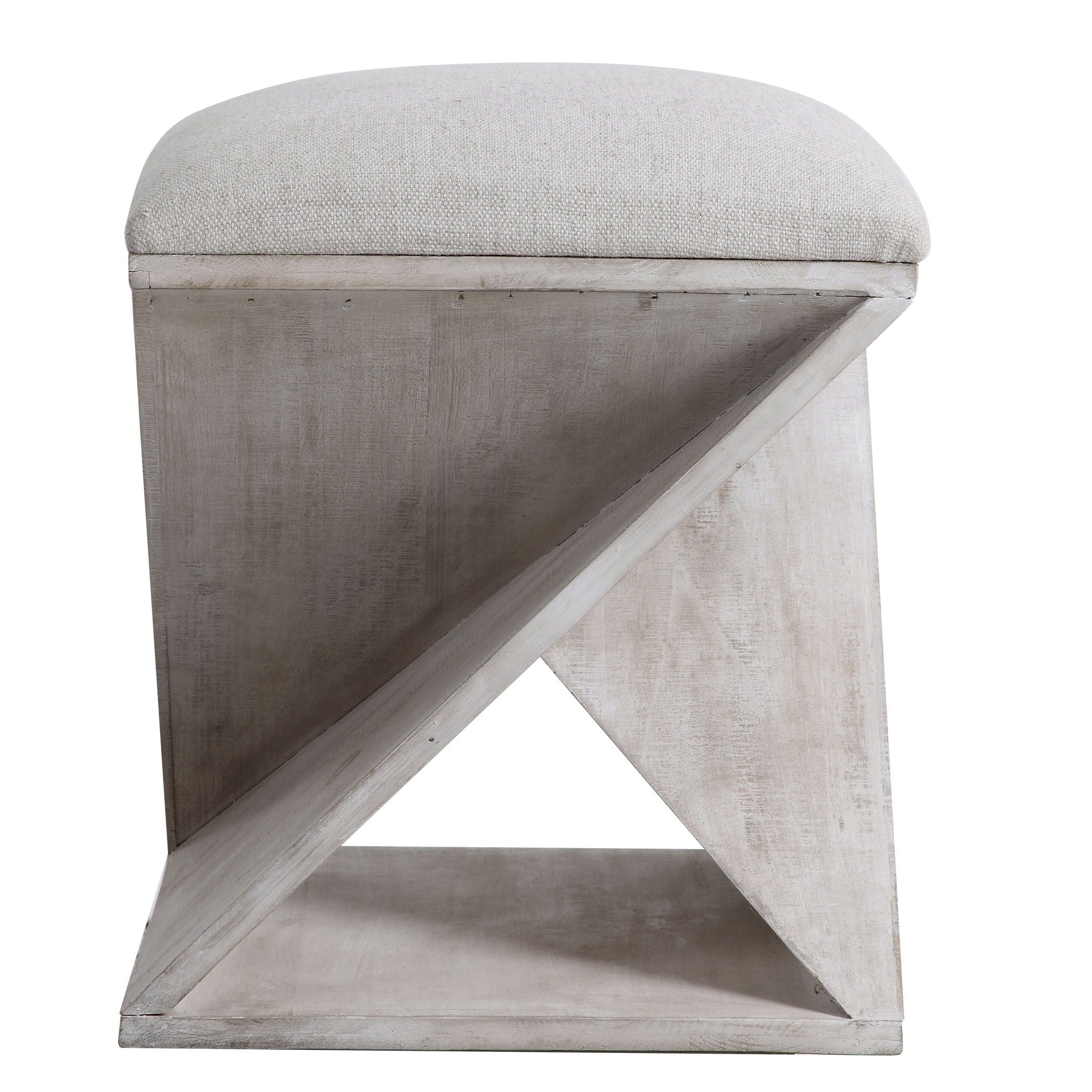 Benue Ottoman Gray - Modern Storage Ottoman with Tufted Top for Living Room, Bedroom & Dorm | Extra Seating & Footrest